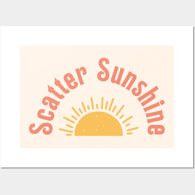 LDS Primary Scatter Sunshine Mormon Gift Wall Art by MalibuSun